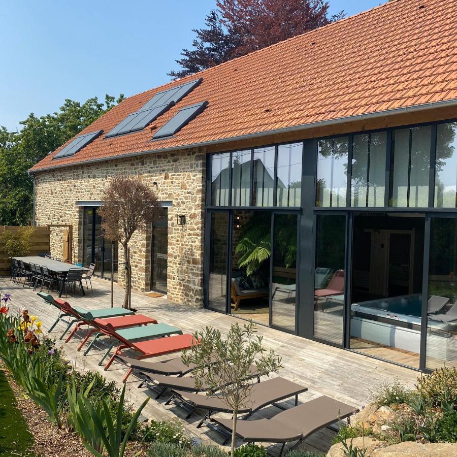La Grange De Tissey Grand Gite Avec Spa Et Sauna Dragey Dış mekan fotoğraf
